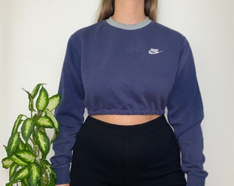 cropped nike jumper