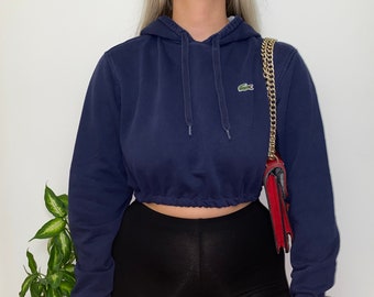 lacoste cream hoodie