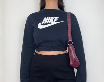 Reworked nike crop sweatshirt store