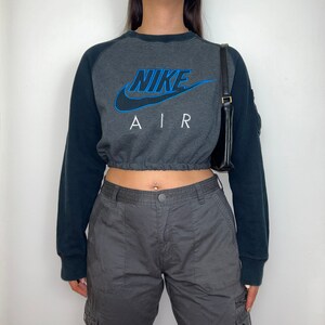 Nike air cropped sweatshirt on sale