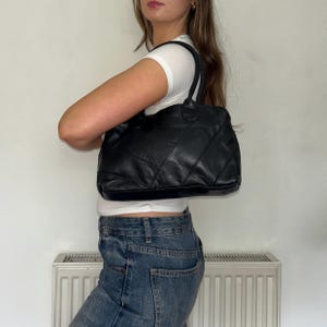 Vintage Black 90s Classic Mini Shoulder Cross Body Bag