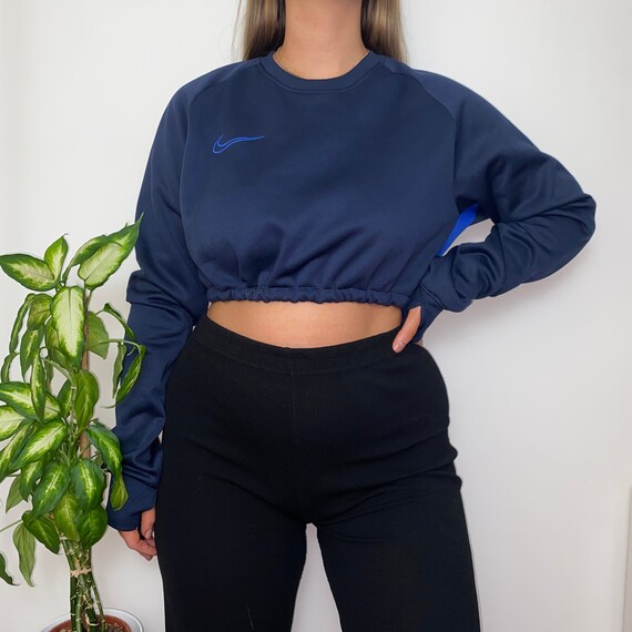 Reworked Vintage Nike Navy Swoosh 