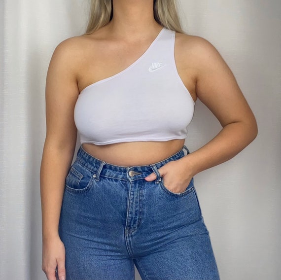 lilac nike crop top