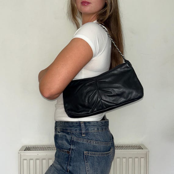 Vintage Black 90s Mini Shoulder Bag UK
