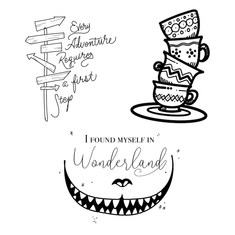 Download Alice Bundle Svg Cut File Alice in wonderland svg Alice ...