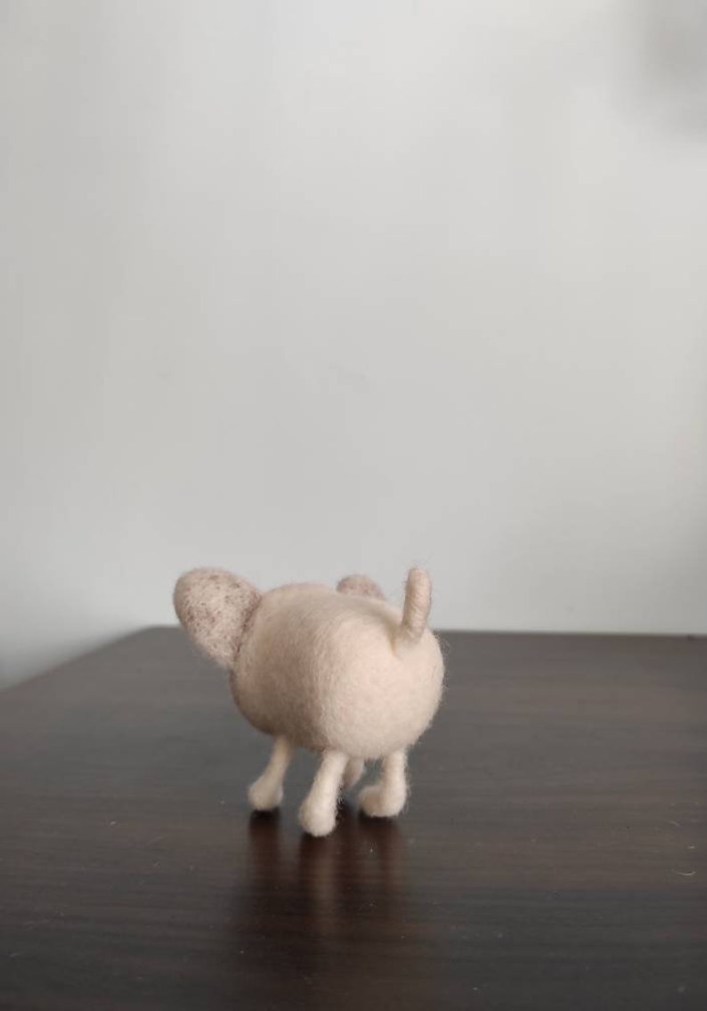 Needle felted chihuahuafelted puppy dollcute little animalsneedle felted animalfantasy animal doll