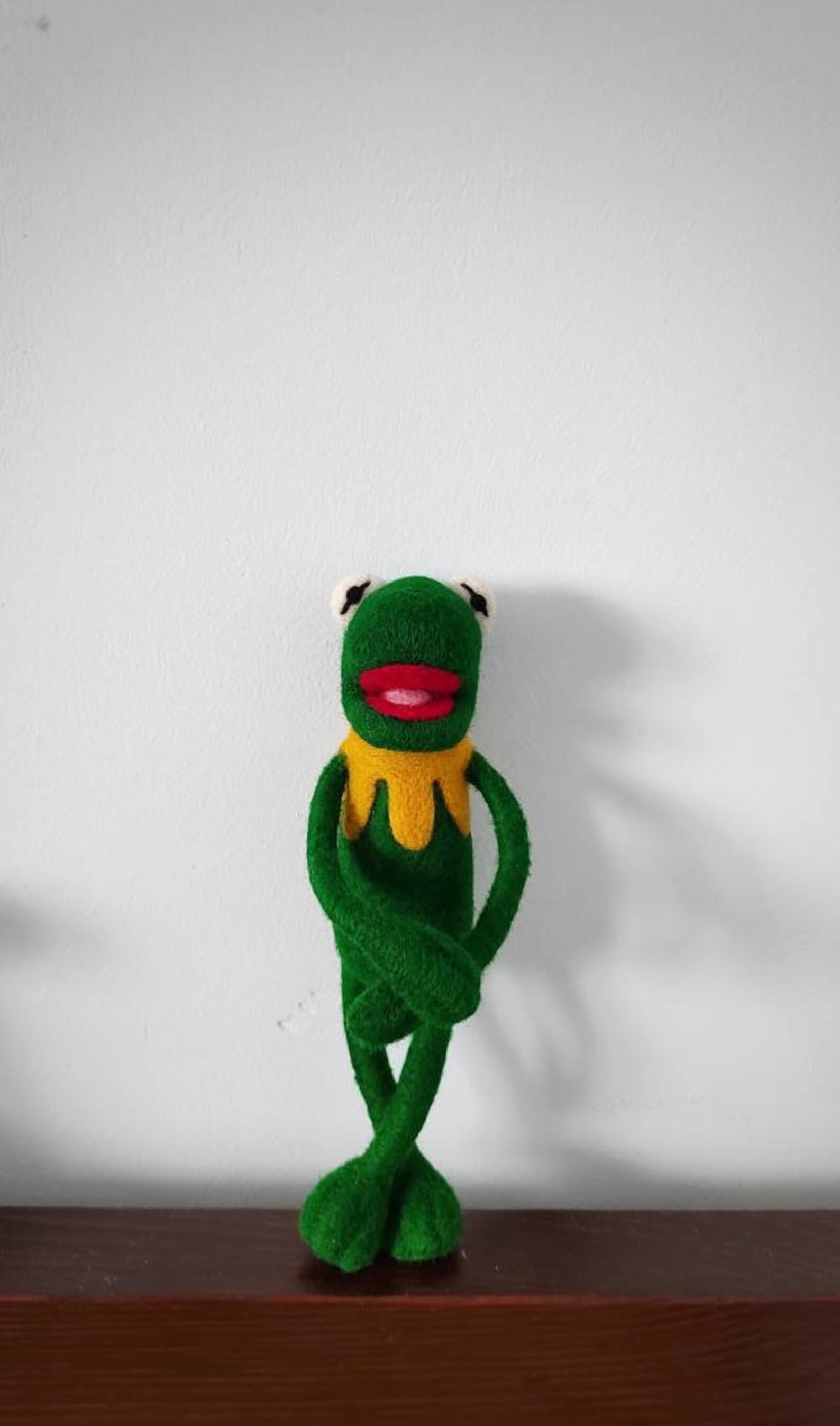 Kermit/Needle felted funny frog/needle felted frog Etsy