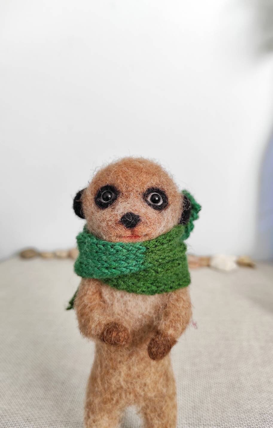 Needle felted baby meerkat/meerkat sculpture/meerkat Etsy