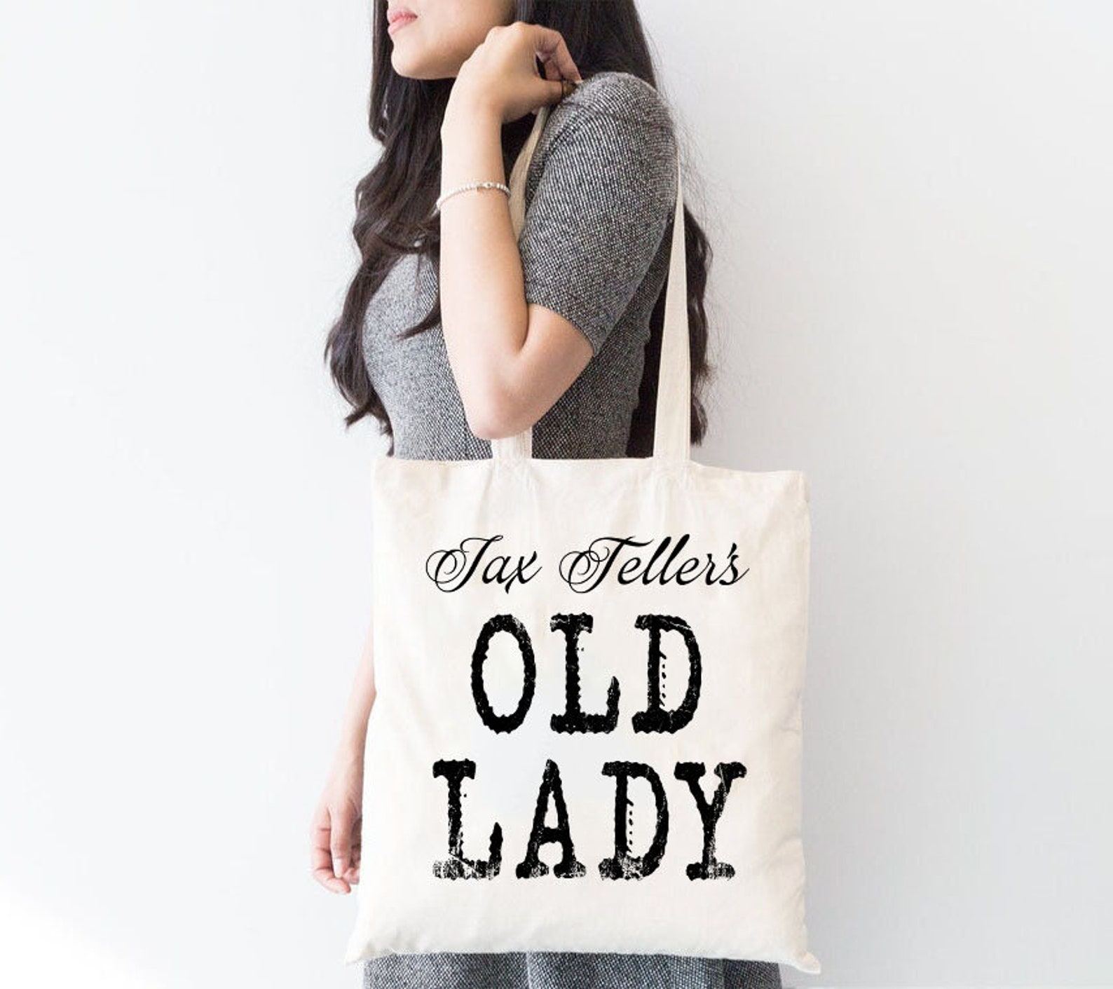 Jax Teller's Old Lady Tote Bag Old Lady bag Gift Old Etsy