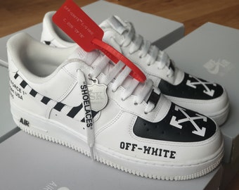 off white custom air force 1