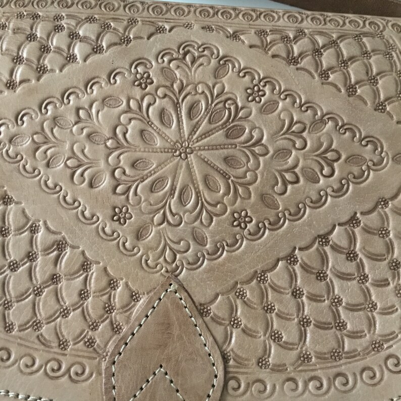 Nude Moroccan Berber Messenger Bag