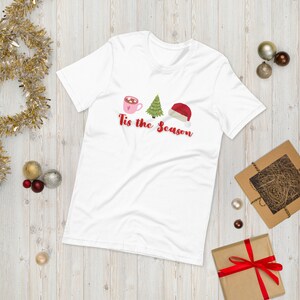 Tis the Season t-shirt, Holiday t-shirt, Christmas t-shirt, Hot cocoa t-shirt