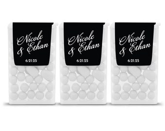 Tic Tacs Bulk Favors, PACK of 12 65 & In Mint Condition Personalized Tic Tacs Favors, Birthday Personalized Favors JM96-K