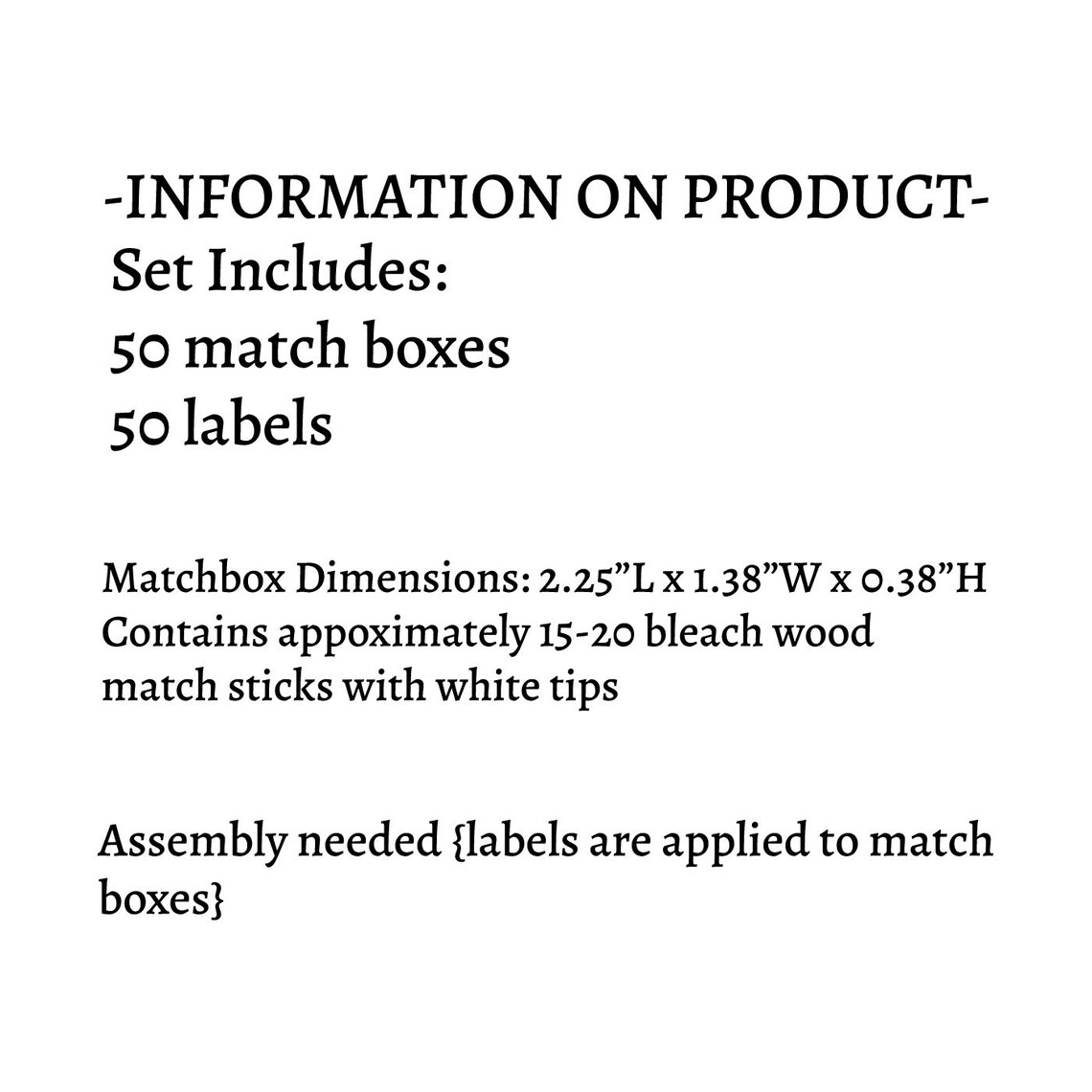 Printed Match Personalized Matchboxes: Custom Printed Matches, Set of 50 - Etsy