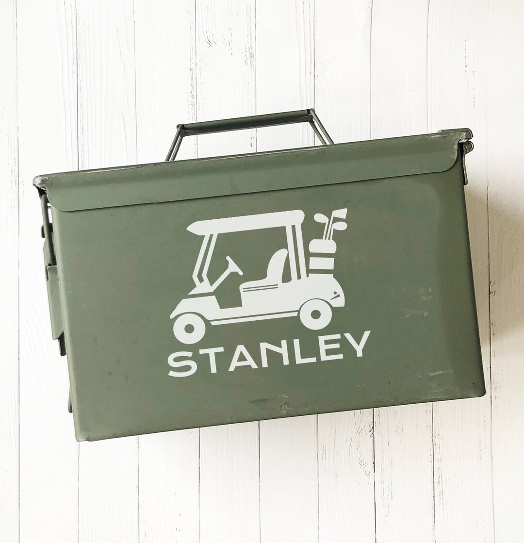 Golf Cart Design Personalized Ammo Box Personalized Father's Day Gifts