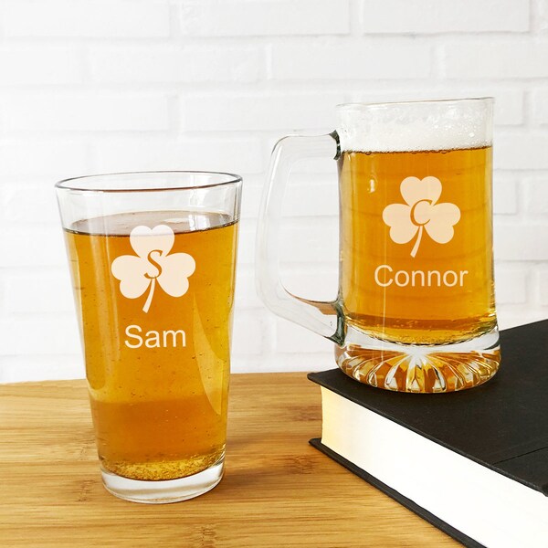 Groomsmen Beer Glass Etsy