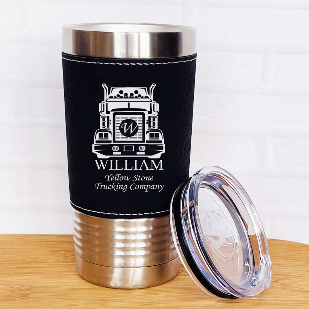 Engraved Truck Driver Trucking Personalized 20 Oz Tumbler With - Etsy