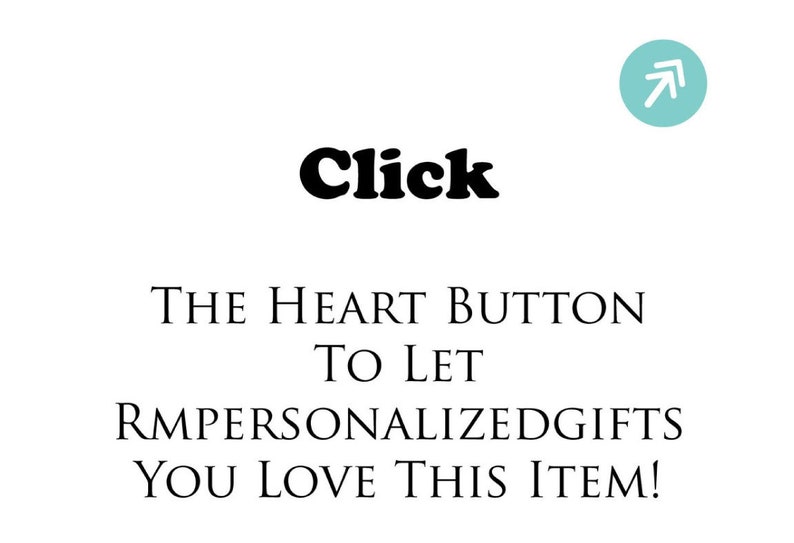 May include: Click the heart button to let RMpersonalizedgifts know you love this item!