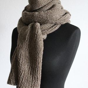 Wool scarf, scarf, hand-knitted scarf, hand-knitted scarf for women, hand-knitted scarf for men