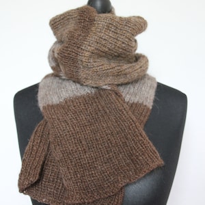 Wool scarf, scarf, hand knitted scarf, hand knitted scarf for women or hand knitted scarf for men