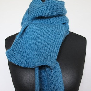 Wool scarf, scarf, hand knitted scarf, hand knitted scarf for women or hand knitted scarf for men