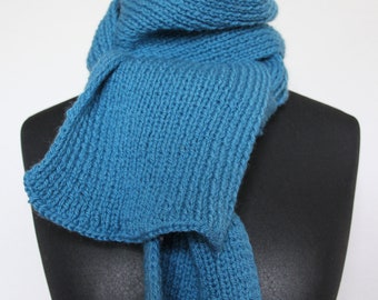 Wool scarf, scarf, hand knitted scarf, hand knitted scarf for women or hand knitted scarf for men
