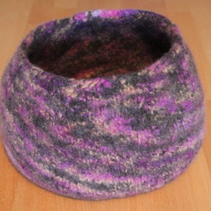 Felt basket, felt basket