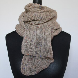 Wool scarf, scarf, hand knitted scarf, hand knitted scarf for women