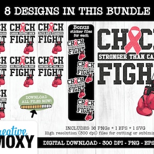 Chick Fight // Breast Cancer Support Crew // boxing gloves // Faith Hope Fight // Digital Download // EPS SVG Sublimation // Printable