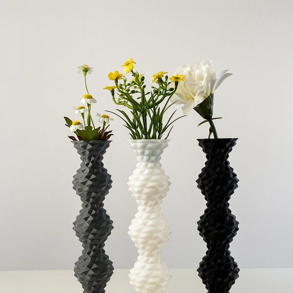 Pointe Mono | Vase à fleurs simples | Vase à fleurs simples | Vase décoratif | Vase à fleurs | Vase de fleurs séchées