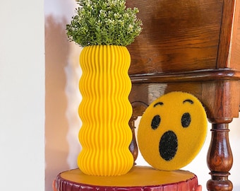 WOBBLE XL | 30cm | Decorative Vase | Vase Design | Vase of Dried Flowers | Flower Vase | Furnishing Vase | Interior Decoration | Home Decor
