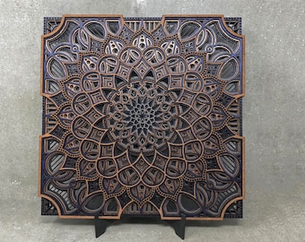 Intricate Laser Cut Mandala Wall Art - Boho Home Decor