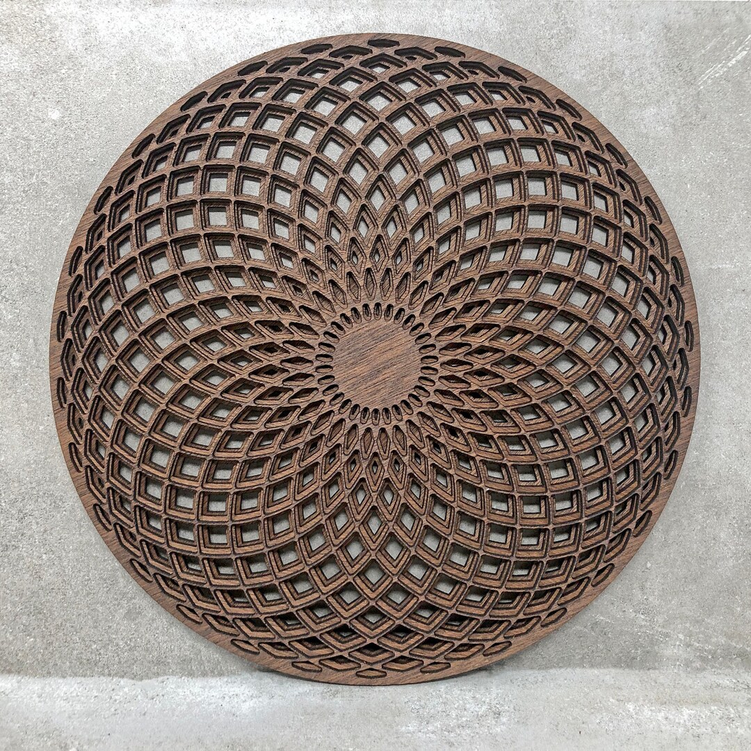 Laser Cut Wood Mandala – Sacred Geometry Wall Art - Etsy