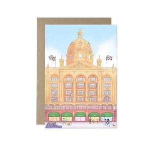 Harrods Store London Grußkarte