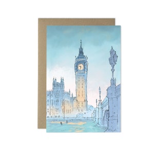 Westminster, Big Ben, Londyn Kartka z pozdrowieniami, Kartka z notatkami