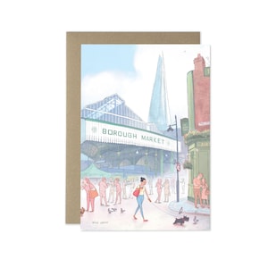 Carte de voeux du Borough Market de Londres