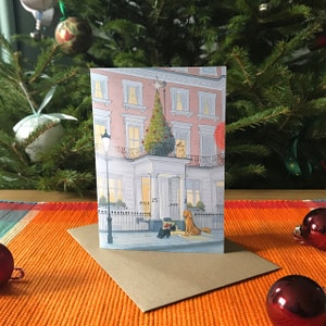 Un Natale da cani a Londra, biglietto di Natale
