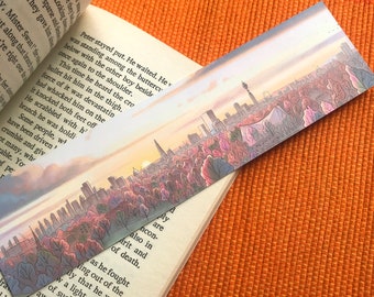 Primrose Hill, London Skyline, Bookmark, North London Reading Gift