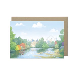 Wenskaart St James's Park East View London