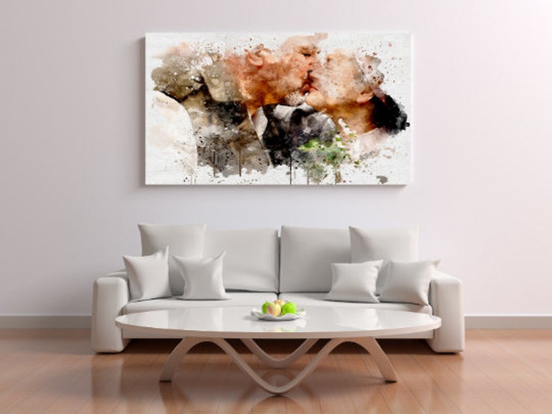 Photo to Watercolor 1.5inch Gallery Wrapped Canvas Prints Etsy