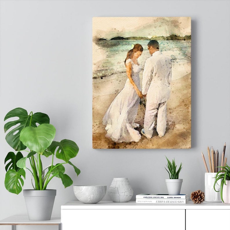 Custom photo gifts photo to painting personalized picture Etsy