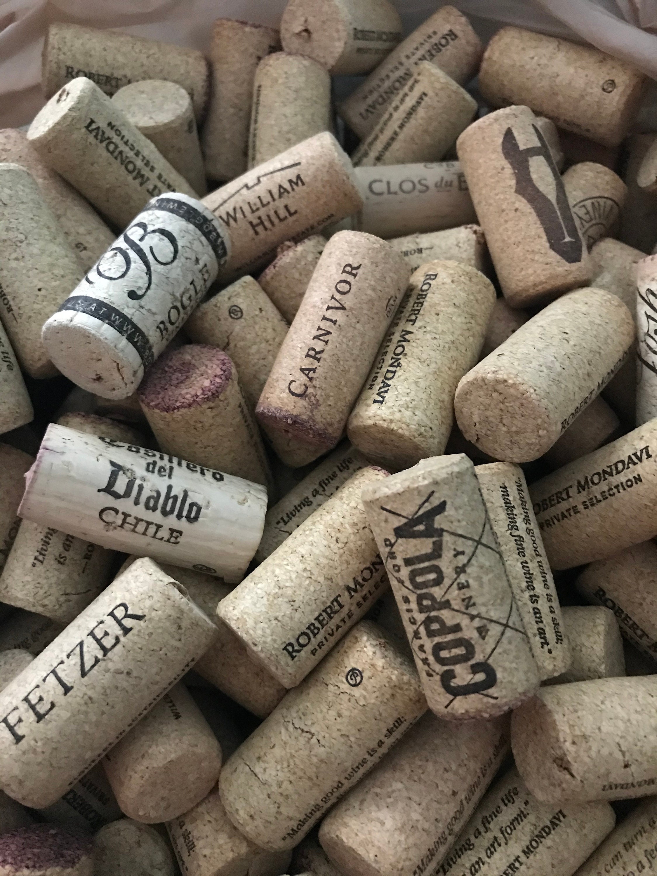 200 Used Natural Wine Corks Recycled Corks Assorted Etsy