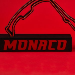 Custom F1 Circuit Light-Up Desk Art – Personalized Racing Track Decor - Perfect Birthday Gift for Racing Fans