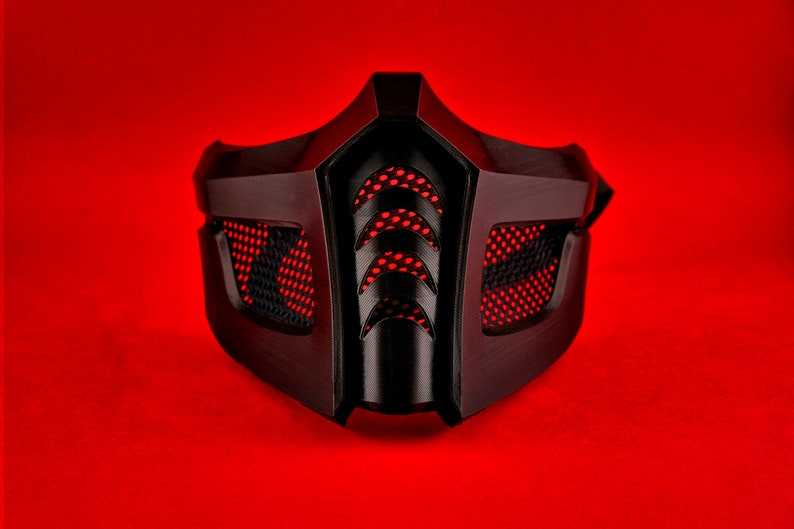 MK Scorpion Mask Combat Mask Handmade Fan Art Cosplay Ninja Scorpion FAN ART image 4