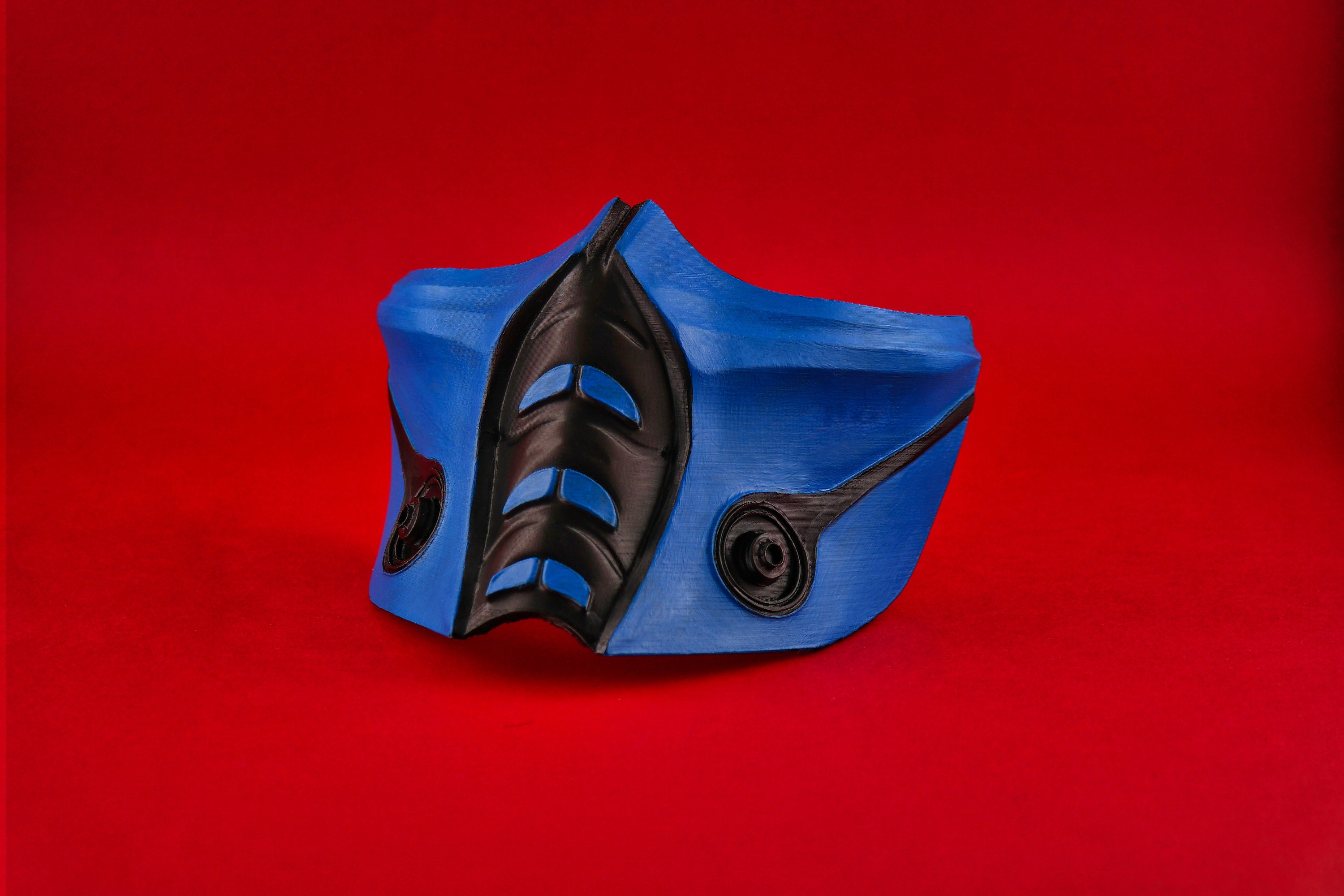 MK Sub Zero Mask Mortal Kombat Mask Handmade Fan Art Etsy UK