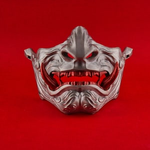 Ghost of Tsushima Mask, Samurai Mask, Oni Mask, Mempo Cosplay ...