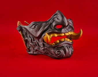 AIRSOFT MASK SAMURAI MEMPO MOTORCYCLE RIDING PAINTBALL BB GUN