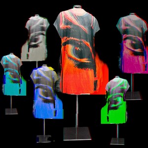 Vestido de ojos reimaginado