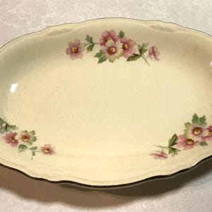 Vintage Homer Laughlin Virginia Rose Small Platter