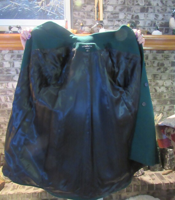 Vintage Dark Green DONNYBROOK Swing Coat  Circa 1… - image 6